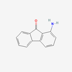 1-Amino-9H-fluoren-9-one chemical structure (CAS 6344-62-3)