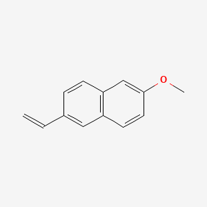 2-Methoxy-6-vinylnaphthaleneyrol chemical structure (CAS 63444-51-9)