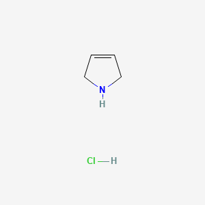 2,5-Dihydro-1H-pyrrole hydrochloride chemical structure (CAS 63468-63-3)