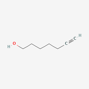 6-Heptyn-1-ol chemical structure (CAS 63478-76-2)