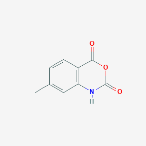 7-Methyl-1H-benzo[d][1,3]oxazine-2,4-dione chemical structure (CAS 63480-11-5)