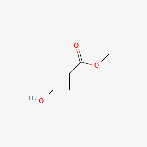 trans-Methyl 3-hydroxycyclobutanecarboxylate chemical structure (CAS 63485-51-8)