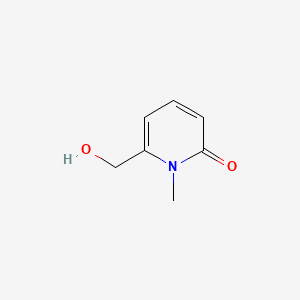 6-(Hydroxymethyl)-1-methylpyridin-2(1H)-one chemical structure (CAS 63487-00-3)