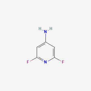 2,6-Difluoropyridin-4-amine chemical structure (CAS 63489-58-7)