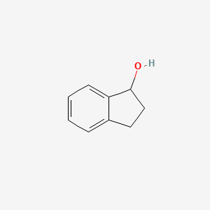 2,3-Dihydro-1H-inden-1-ol chemical structure (CAS 6351-10-6)