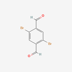 2,5-Dibromoterephthalaldehyde chemical structure (CAS 63525-48-4)