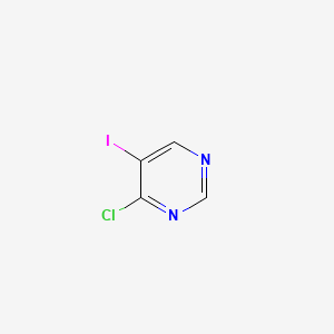 4-Chloro-5-iodopyrimidine chemical structure (CAS 63558-65-6)