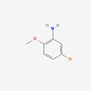 5-Bromo-2-methoxyaniline chemical structure (CAS 6358-77-6)