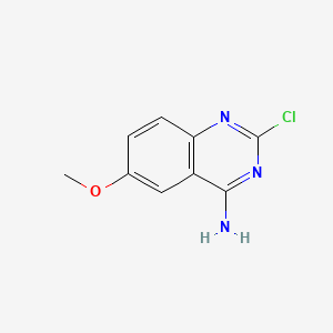 2-Chloro-6-methoxyquinazolin-4-amine chemical structure (CAS 63590-63-6)