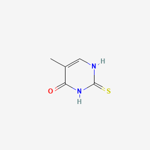 2-Mercapto-5-methylpyrimidin-4-ol chemical structure (CAS 636-26-0)