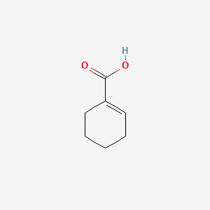 Cyclohex-1-enecarboxylic acid chemical structure (CAS 636-82-8)