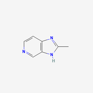 2-Methyl-3H-imidazo[4,5-c]pyridine chemical structure (CAS 63604-59-1)