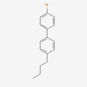 4-Bromo-4'-butyl-1,1'-biphenyl chemical structure (CAS 63619-54-5)