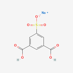 Sodium 3,5-dicarboxybenzenesulfonate chemical structure (CAS 6362-79-4)