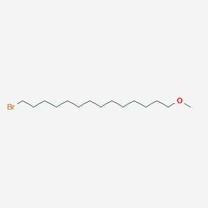 1-Bromo-14-methoxytetradecane chemical structure (CAS 636423-59-1)