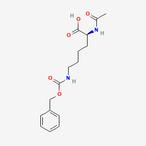 Ac-Lys(Z)-OH chemical structure (CAS 6367-08-4)