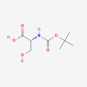 Boc-D-Ser-OH chemical structure (CAS 6368-20-3)