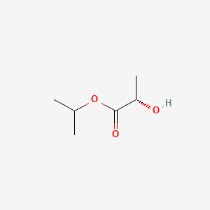 Isopropyl (S)-2-hydroxypropanoate chemical structure (CAS 63697-00-7)