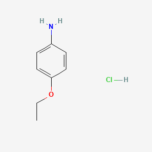 4-Ethoxyaniline hydrochloride chemical structure (CAS 637-56-9)