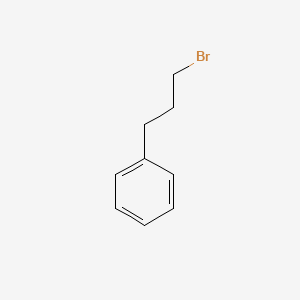 (3-Bromopropyl)benzene chemical structure (CAS 637-59-2)