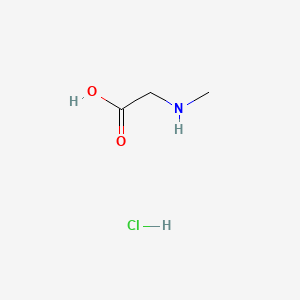 2-(Methylamino)acetic acid hydrochloride chemical structure (CAS 637-96-7)