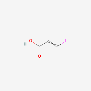 (E)-3-Iodoacrylic acid chemical structure (CAS 6372-02-7)