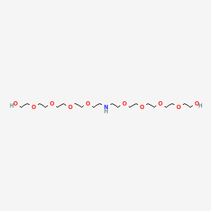 3,6,9,12,18,21,24,27-Octaoxa-15-azanonacosane-1,29-diol chemical structure (CAS 63721-06-2)