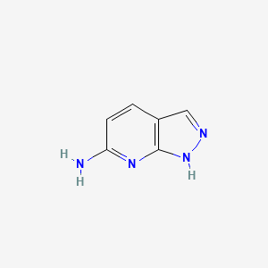 1H-Pyrazolo[3,4-b]pyridin-6-amine chemical structure (CAS 63725-49-5)