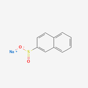 2-Naphthalenesulfinic acid sodium salt chemical structure (CAS 63735-42-2)