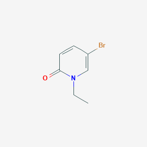 5-Bromo-1-ethylpyridin-2(1H)-one chemical structure (CAS 63785-87-5)
