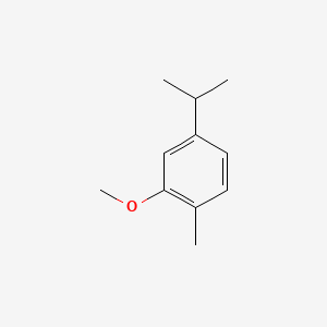 4-Isopropyl-2-methoxy-1-methylbenzene chemical structure (CAS 6379-73-3)