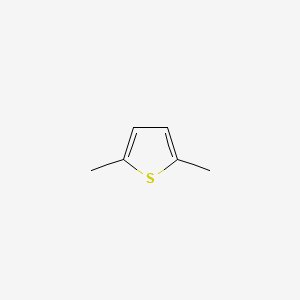 2,5-Dimethylthiophene chemical structure (CAS 638-02-8)