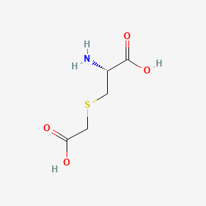 S-(Carboxymethyl)-L-cysteine chemical structure (CAS 638-23-3)
