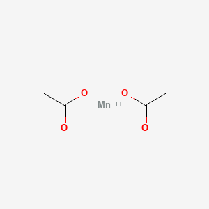 Manganese(II) acetate chemical structure (CAS 638-38-0)