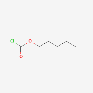 Pentyl chloroformate chemical structure (CAS 638-41-5)