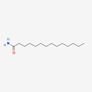 N-Tetradecanamide chemical structure (CAS 638-58-4)