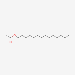 Tetradecyl acetate chemical structure (CAS 638-59-5)