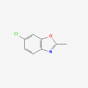 6-Chloro-2-methylbenzo[d]oxazole chemical structure (CAS 63816-18-2)