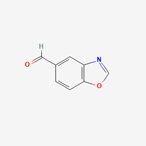 Benzo[d]oxazole-5-carbaldehyde chemical structure (CAS 638192-65-1)
