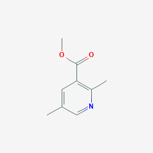 Methyl 2,5-dimethylnicotinate chemical structure (CAS 63820-72-4)