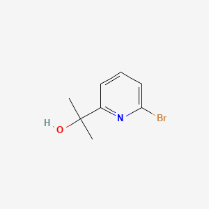 2-(6-Bromopyridin-2-yl)propan-2-ol chemical structure (CAS 638218-78-7)
