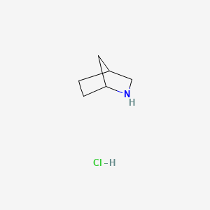 2-Azabicyclo[2.2.1]heptane hydrochloride chemical structure (CAS 63838-50-6)