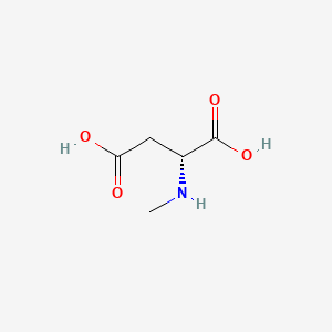 (R)-2-(Methylamino)succinic acid chemical structure (CAS 6384-92-5)