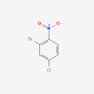 2-Bromo-4-chloro-1-nitrobenzene chemical structure (CAS 63860-31-1)