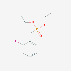 Diethyl 2-Fluorobenzylphosphonate chemical structure (CAS 63909-54-6)