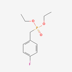 Diethyl 4-fluorobenzylphosphonate chemical structure (CAS 63909-58-0)