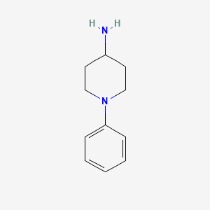 1-Phenylpiperidin-4-amine chemical structure (CAS 63921-23-3)