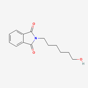 2-(6-Hydroxyhexyl)-2,3-dihydro-1H-isoindole-1,3-dione chemical structure (CAS 63945-11-9)
