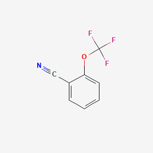 2-(Trifluoromethoxy)benzonitrile chemical structure (CAS 63968-85-4)