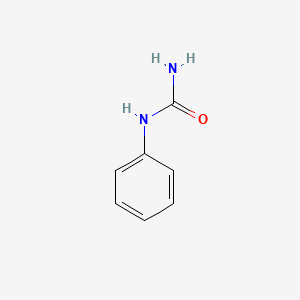 1-Phenylurea chemical structure (CAS 64-10-8)